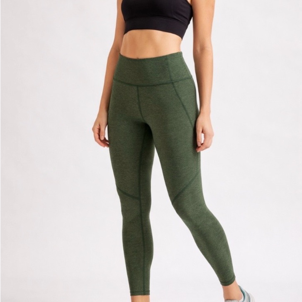 Outdoor Voices Women’s Green High Rise Leggings Small Athletic Yoga Pants